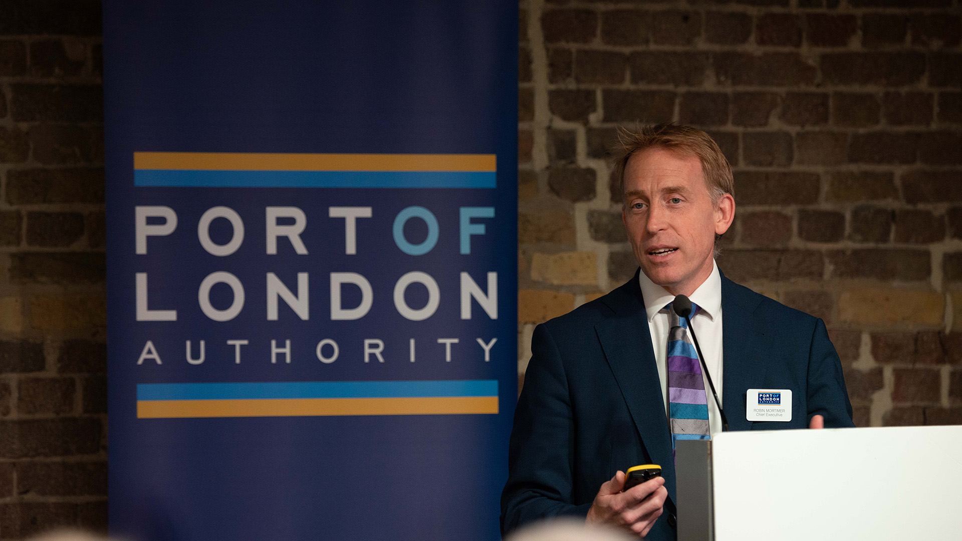 Robin Mortimer speaking at Stakeholder Forum 2024