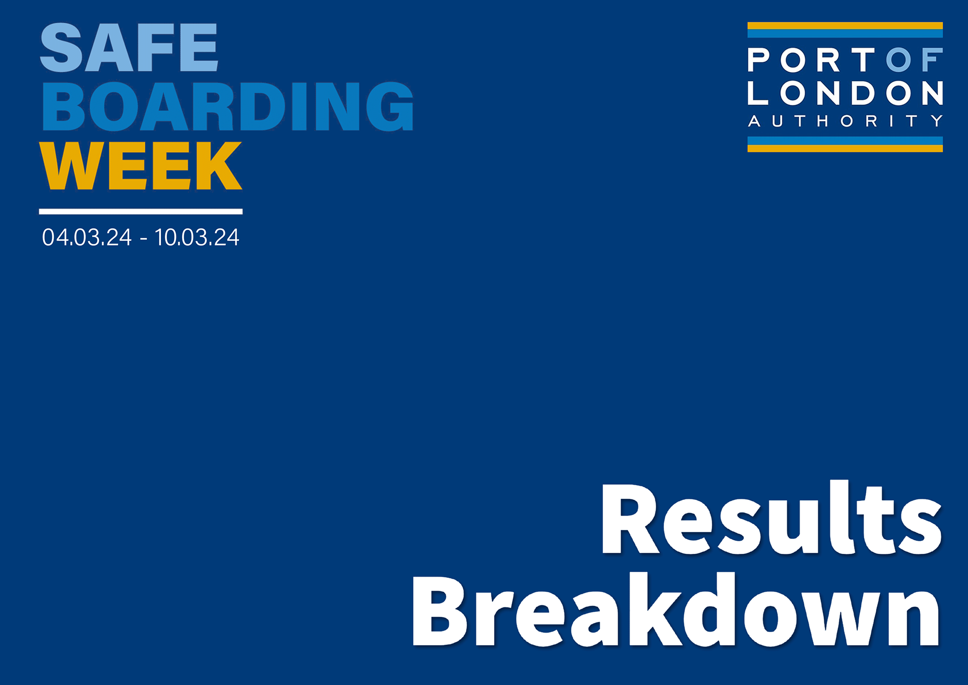 Safe Boarding Week report cover