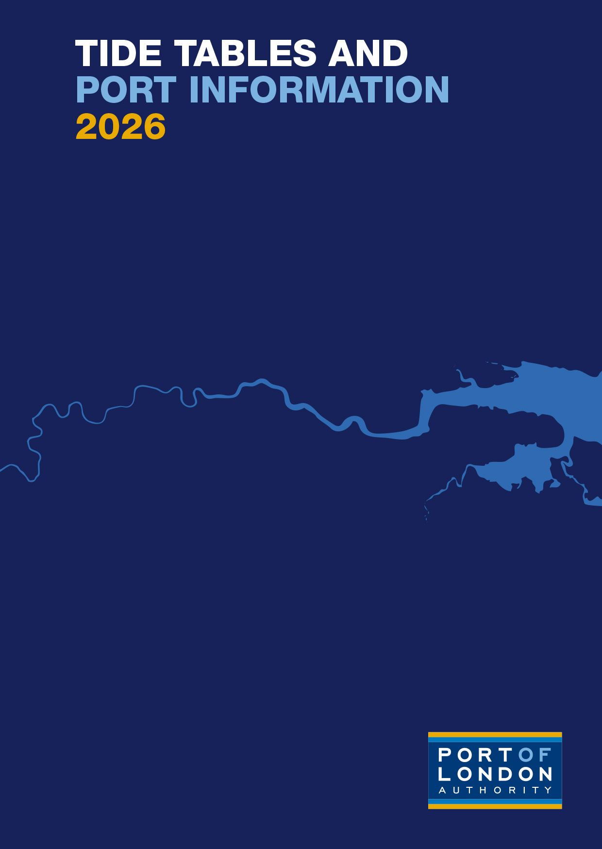 Tide Tables and Port Information cover 2026