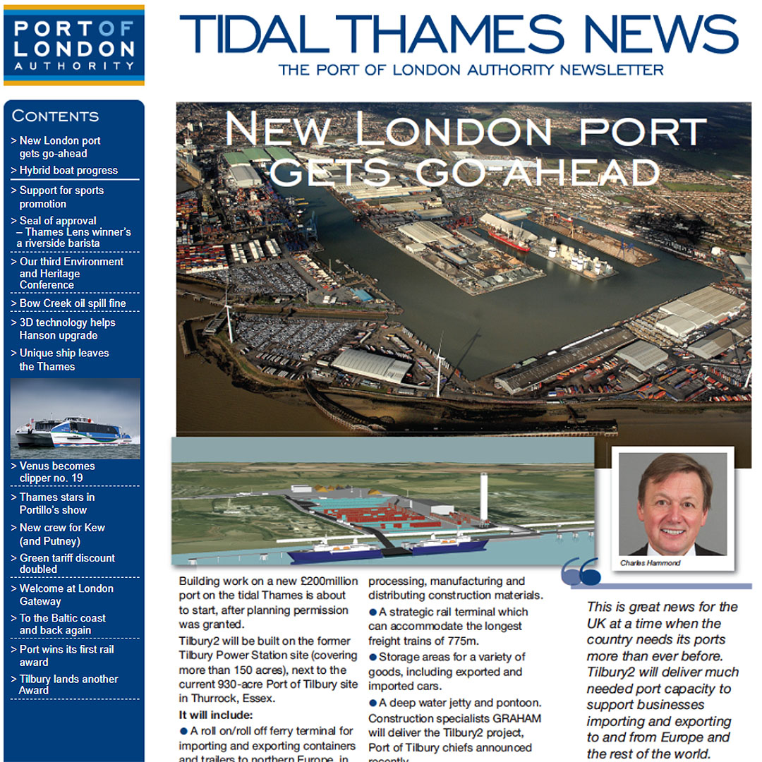 March 2019 Tidal Thames News