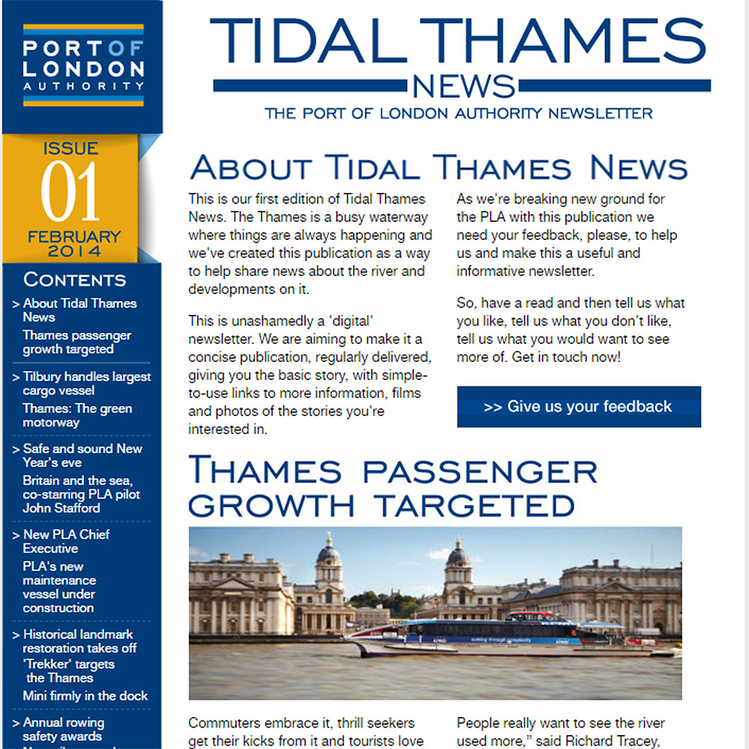 February 2014 Tidal Thames News 