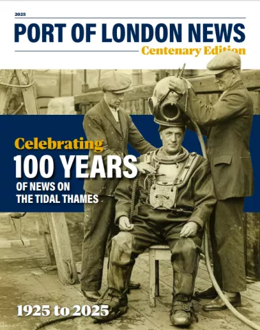 Cover of Tidal Thames News centenary edition