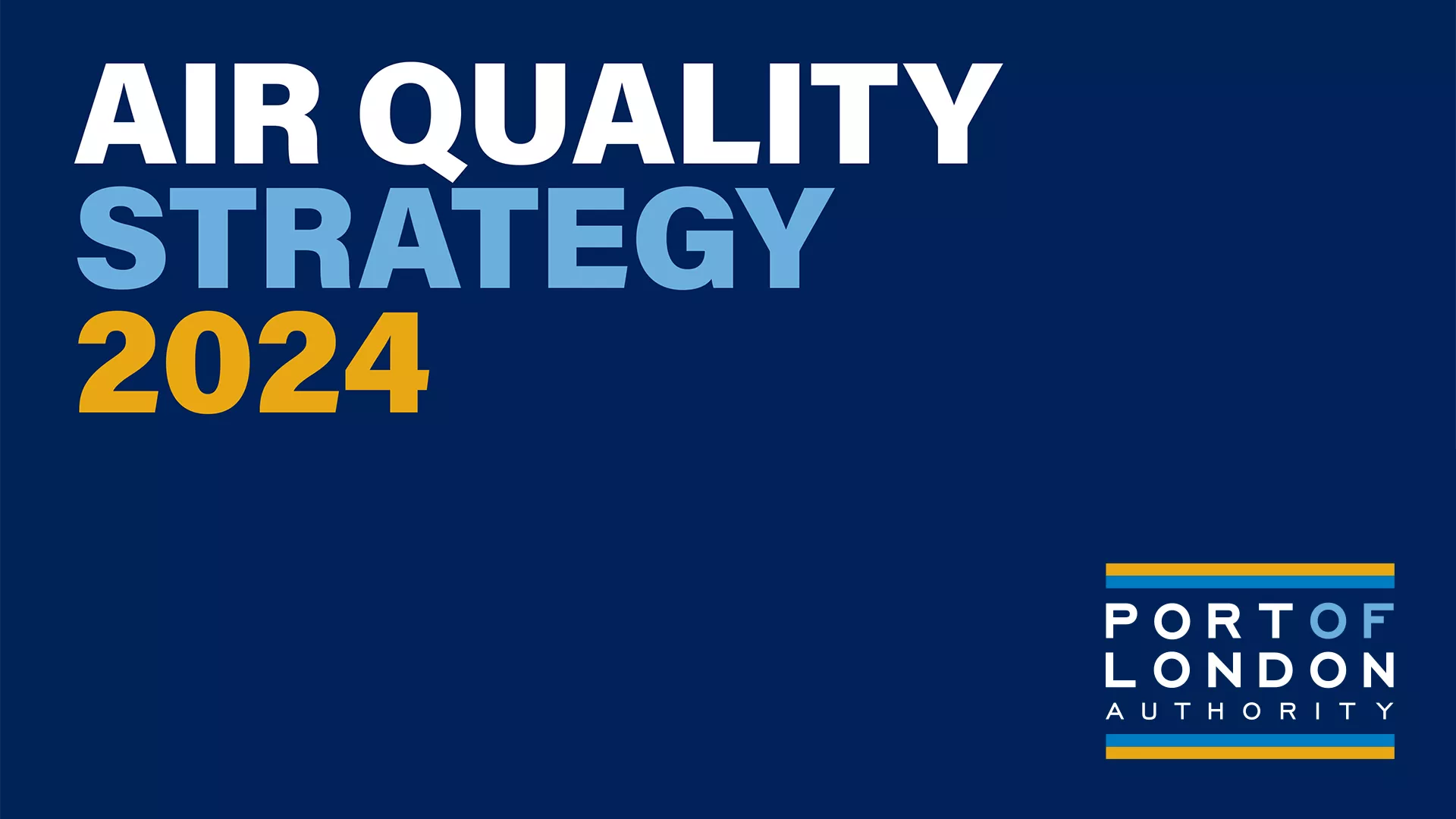 Air Quality Strategy 2024 cover