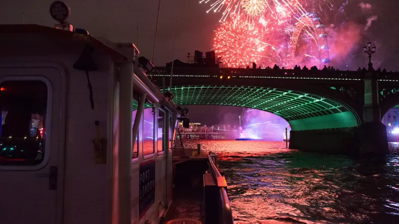 PLA Harbour Service Launch with New Year's Eve Fireworks 2024